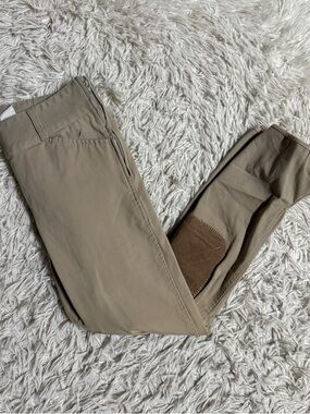 Women’s Size 24R Tan Shires Knee Patch Horseback Riding Breeches